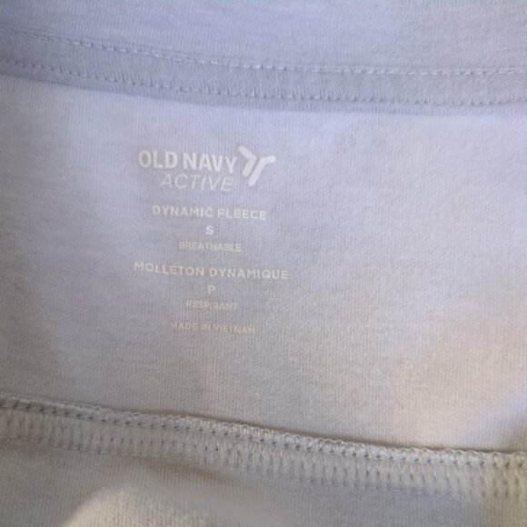 Old Navy Dynamic Fleece Half-Zip Sweatshirt Light Grey Size Medium - Picture 6 of 7